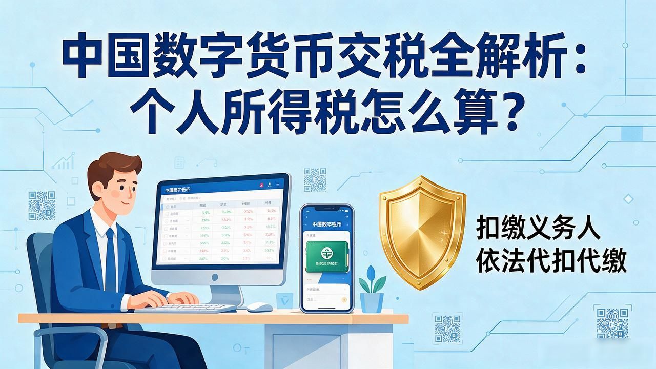 中国数字货币交税全解析：个人所得税怎么算？