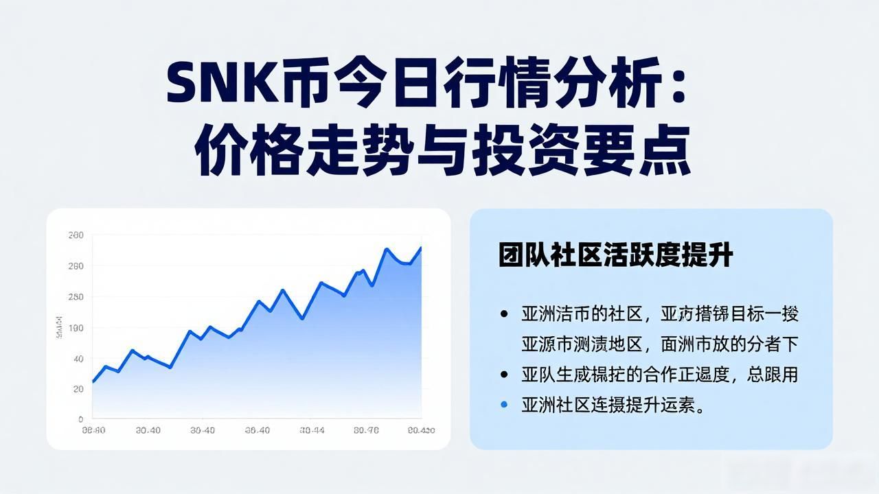 SNK币今日行情分析：价格走势与投资要点