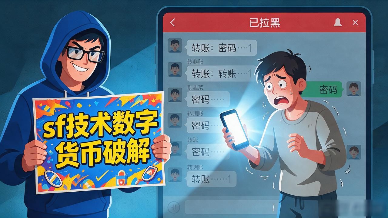 sf技术数字货币破解？别信了，全是割韭菜的套路