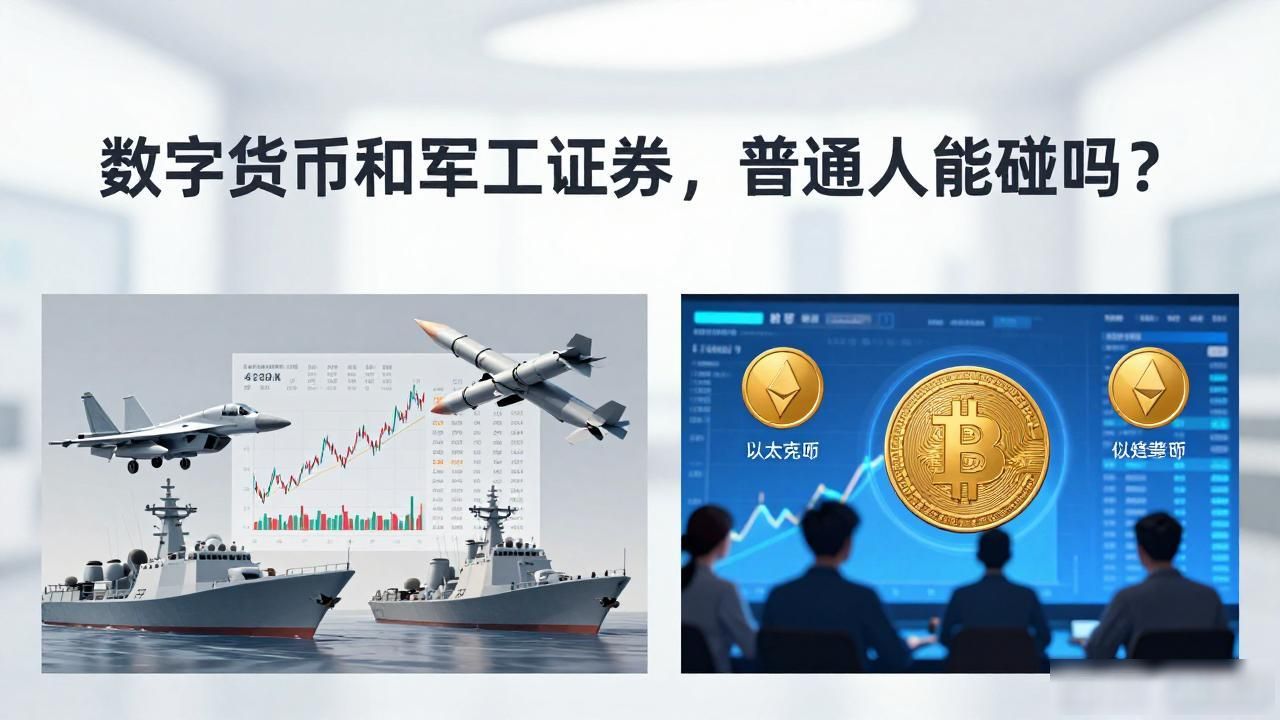 数字货币和军工证券，普通人能碰吗？