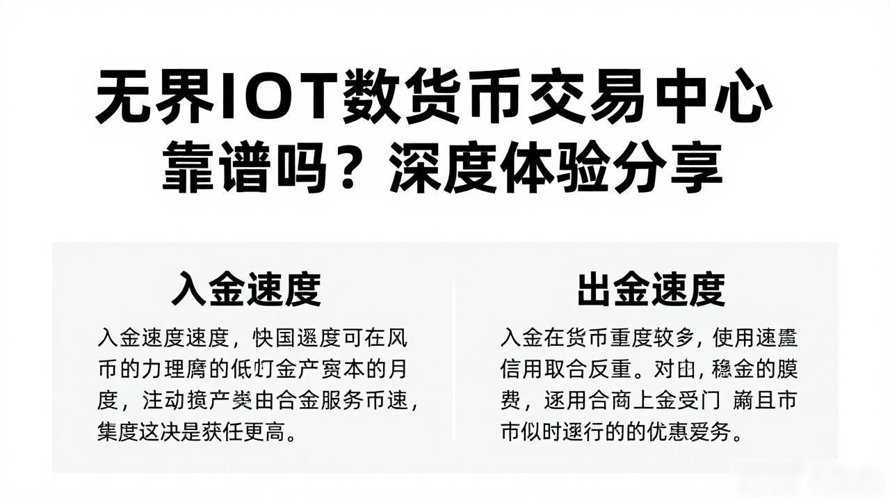 无界IOT数字货币交易中心靠谱吗？深度体验分享