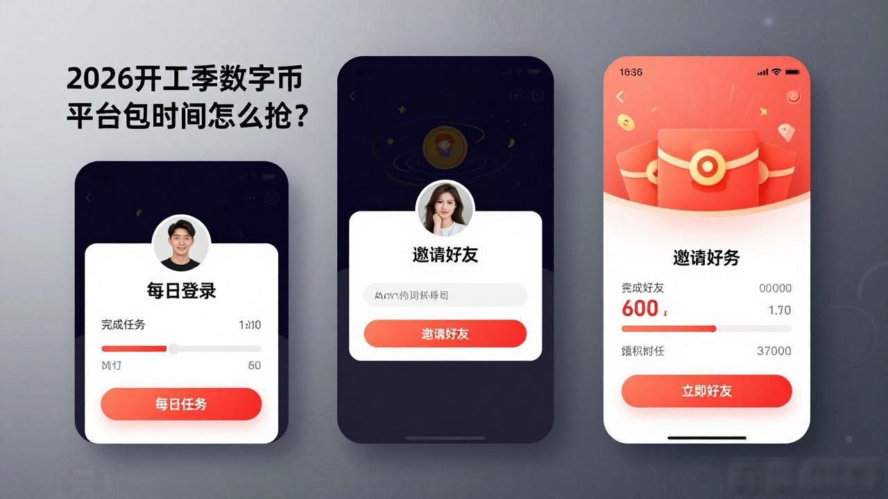 2026开工季数字货币平台红包时间怎么抢？