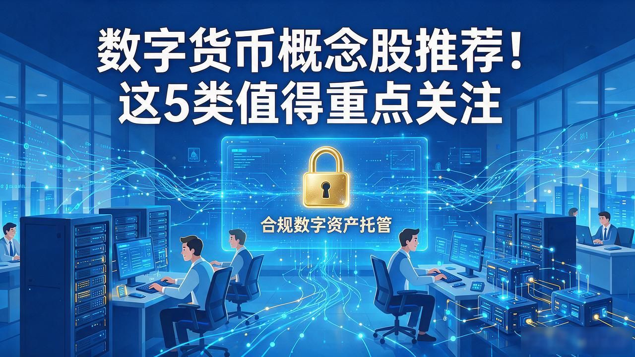 数字货币概念股推荐！这5类值得重点关注
