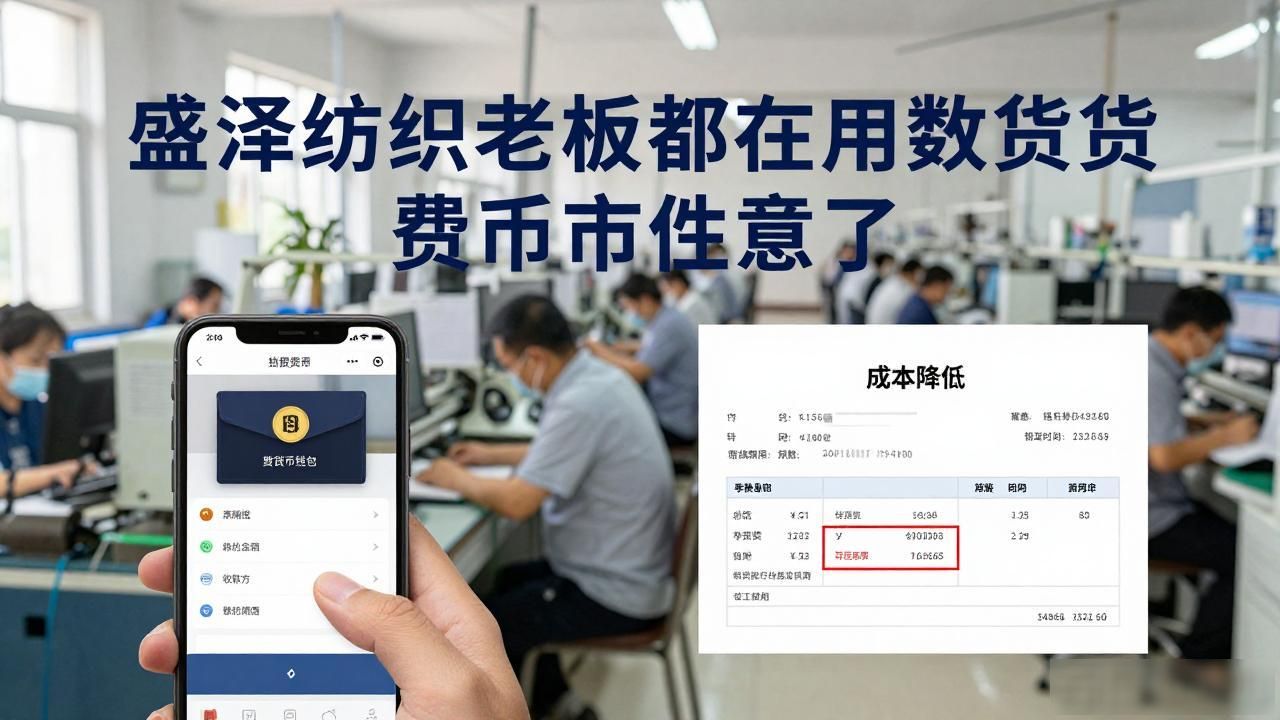 盛泽纺织老板都在用数字货币做生意了