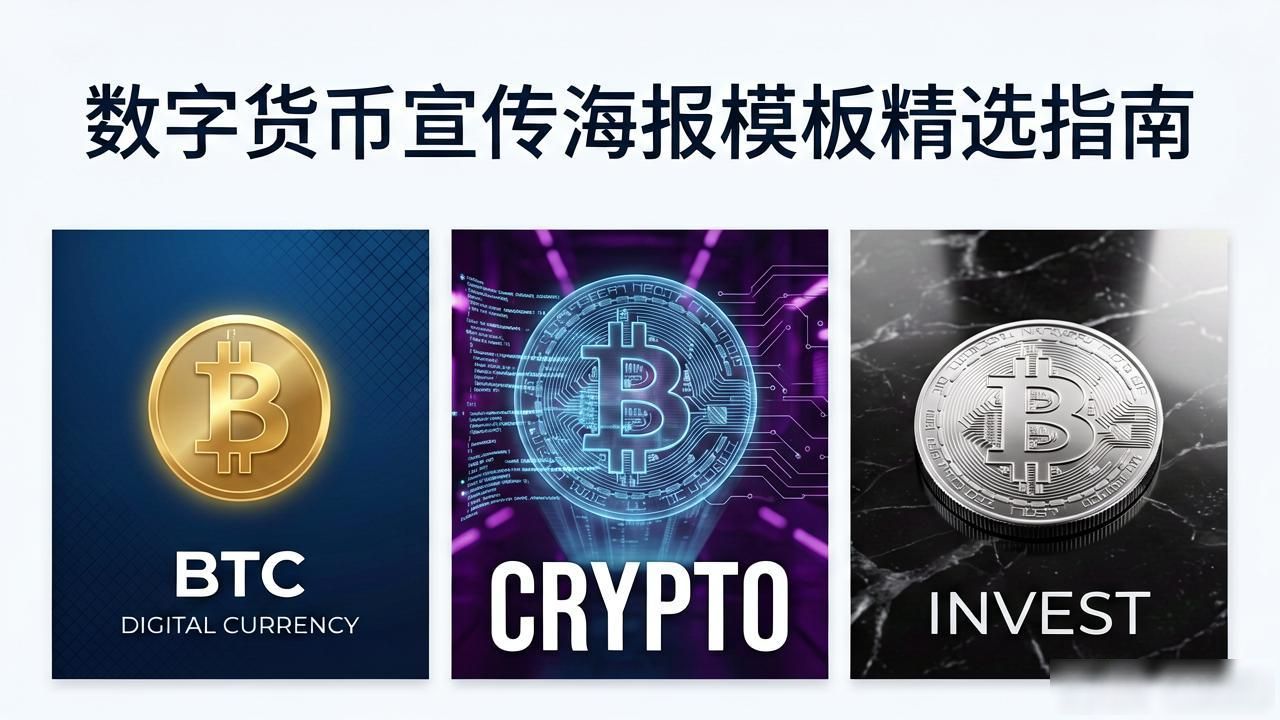 数字货币宣传海报模板精选指南