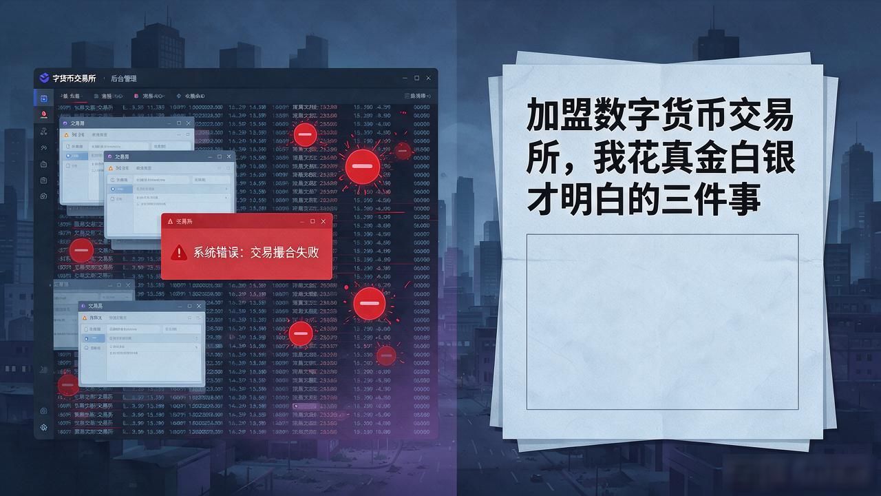 加盟数字货币交易所，我花真金白银才明白的三件事