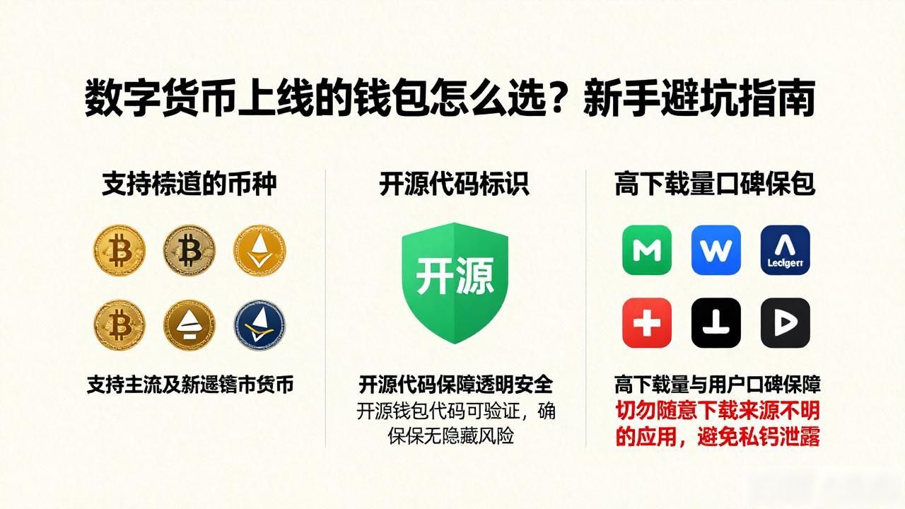 数字货币上线的钱包怎么选？新手避坑指南