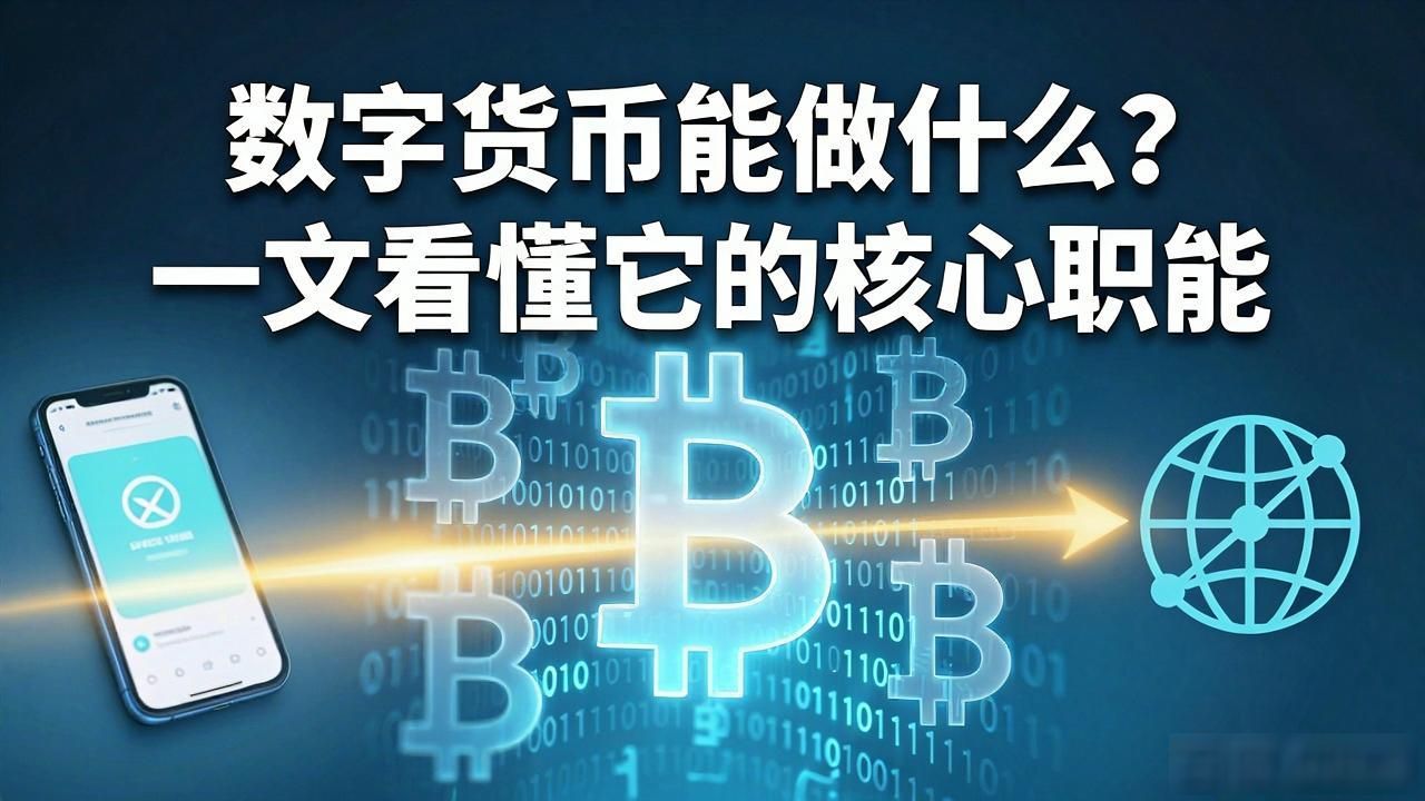 数字货币能做什么？一文看懂它的核心职能