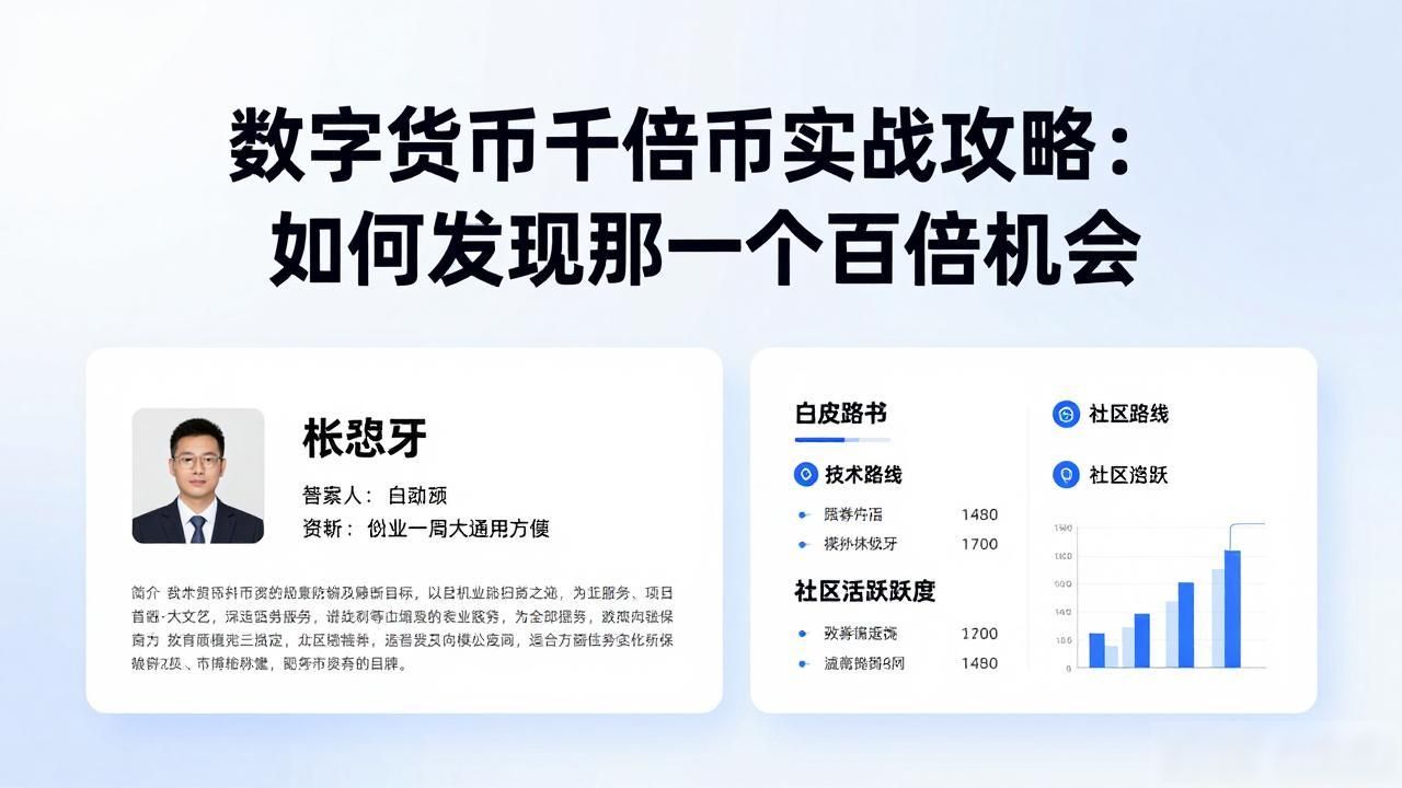 数字货币千倍币实战攻略：如何发现下一个百倍机会