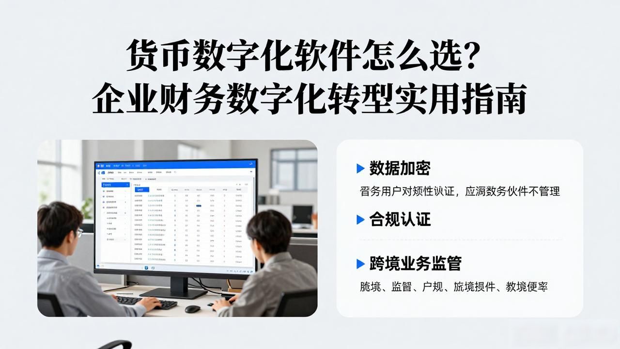 货币数字化软件_货币数字化软件_企业资金管理效率提升