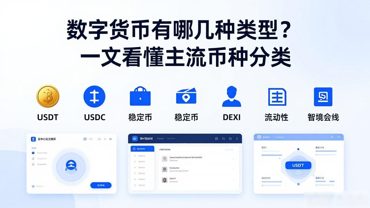数字货币有哪几种类型？一文看懂主流币种分类