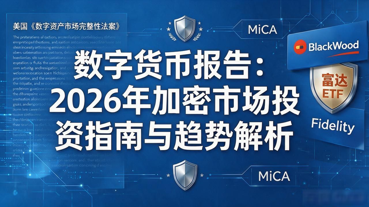 数字货币报告：2026年加密市场投资指南与趋势解析