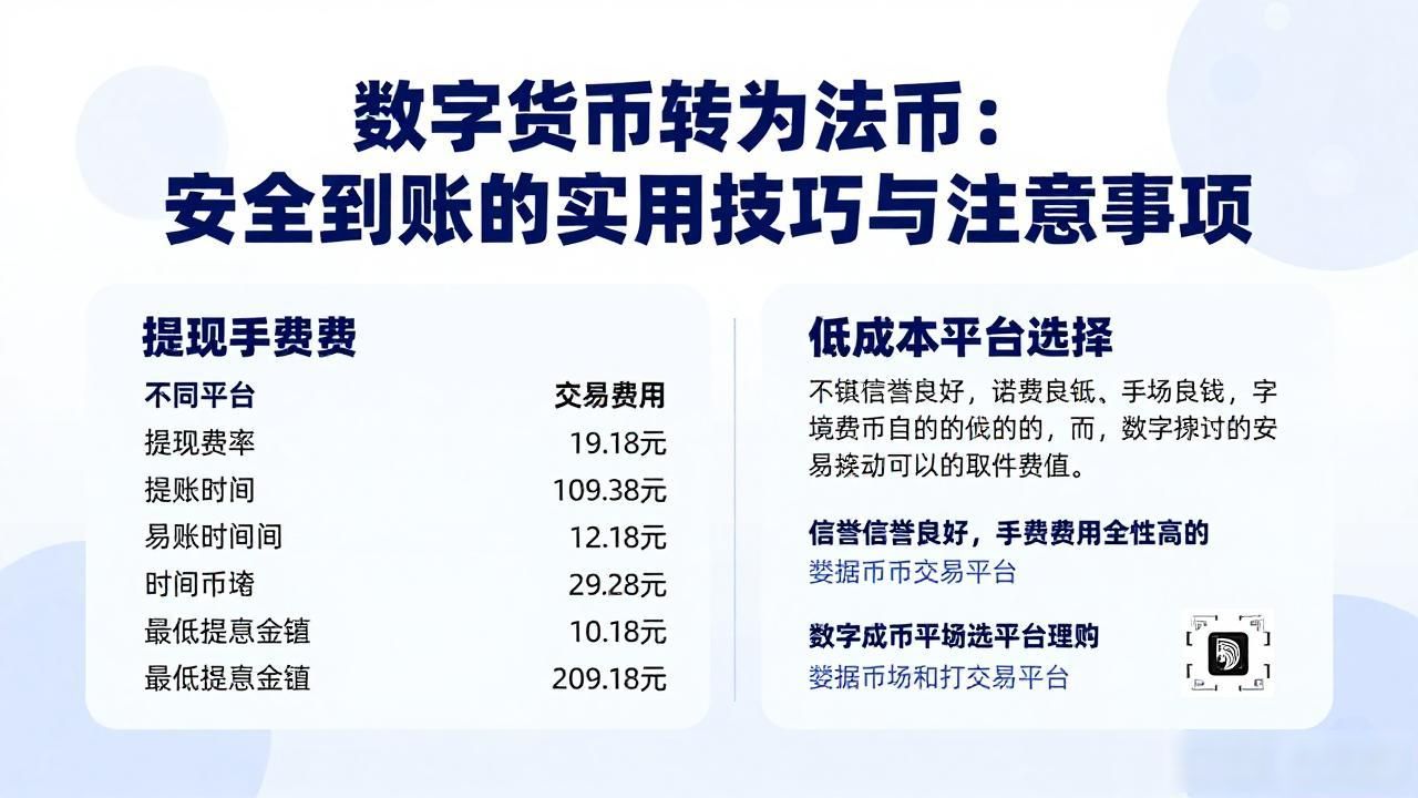 数字货币转为法币：安全到账的实用技巧与注意事项