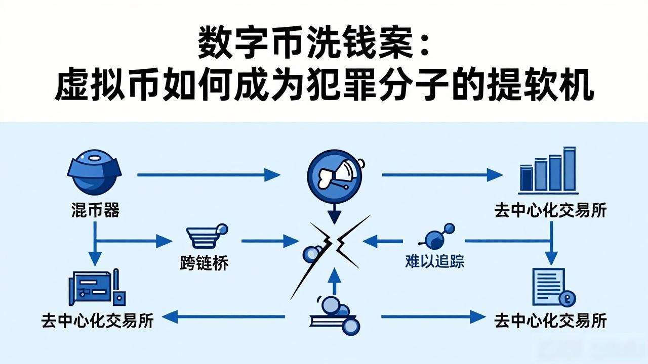 虚拟币洗钱的手法及追踪难点_经侦警察办理数字货币洗钱案件_数字货币洗钱案