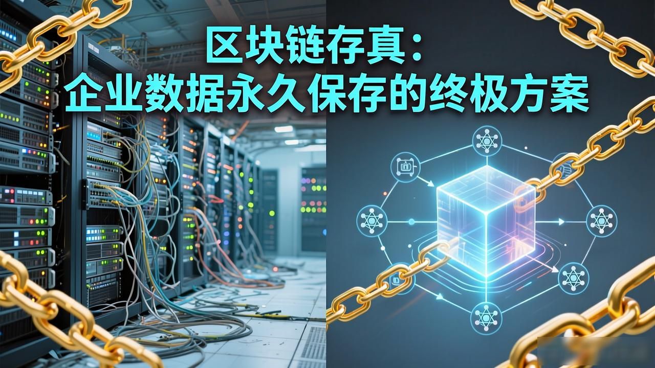 区块链存真：企业数据永久保存的终极方案