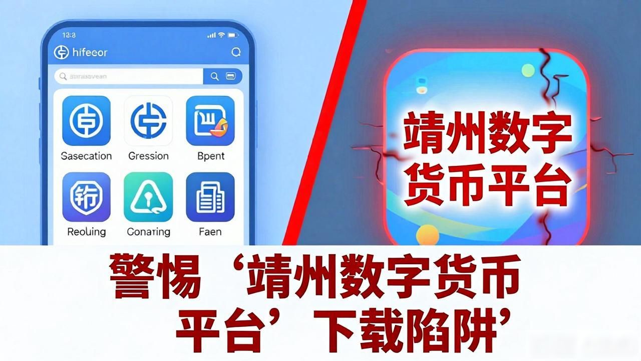 警惕“靖州数字货币平台”下载陷阱