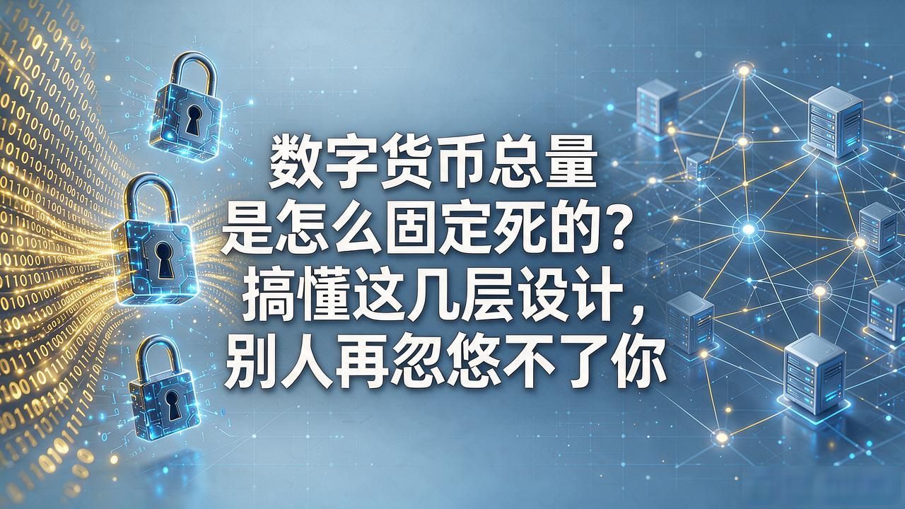 数字货币总量是怎么固定死的？搞懂这几层设计，别人再忽悠不了你