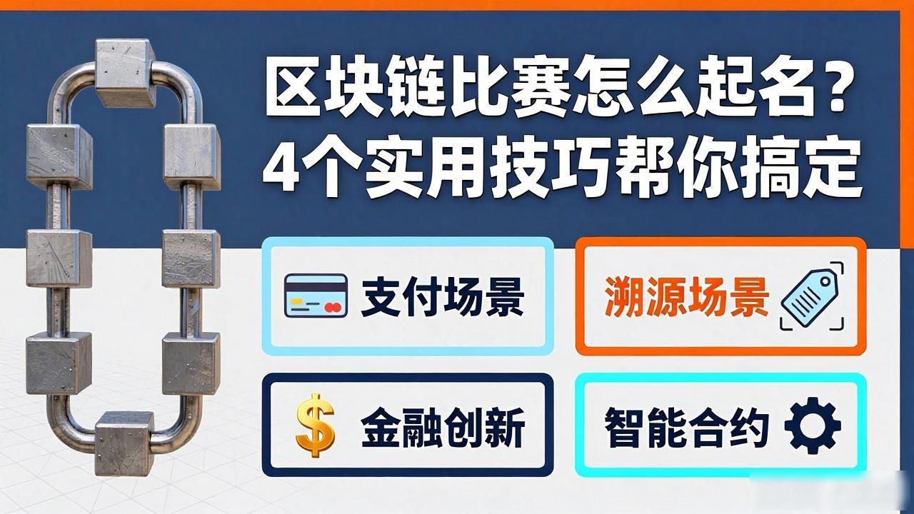 区块链比赛怎么起名？4个实用技巧帮你搞定