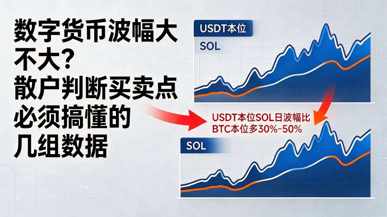 数字货币波幅大不大？散户判断买卖点必须搞懂的几组数据