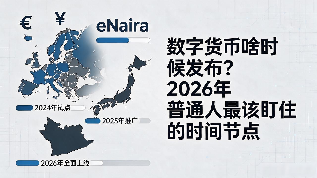 数字货币啥时候发布？2026年普通人最该盯住的时间节点