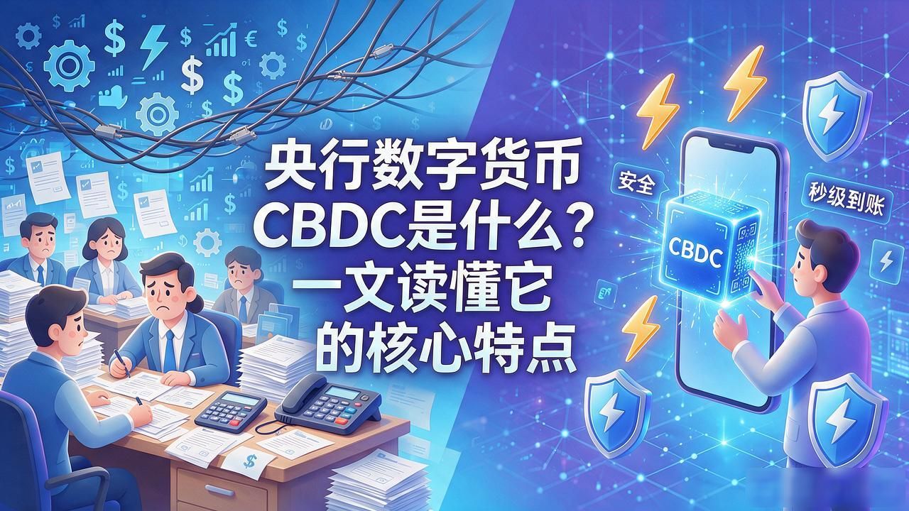 央行数字货币CBDC是什么？一文读懂它的核心特点