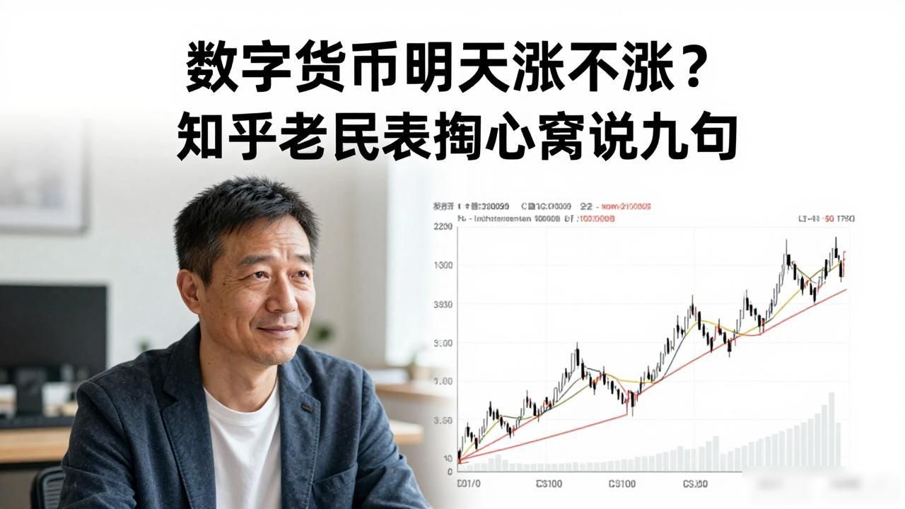 数字货币明天涨不涨？知乎老股民掏心窝说几句