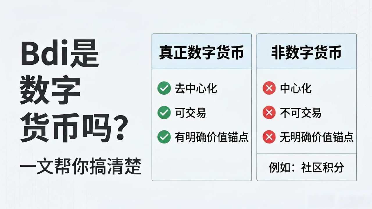Bdi是数字货币吗？一文帮你搞清楚