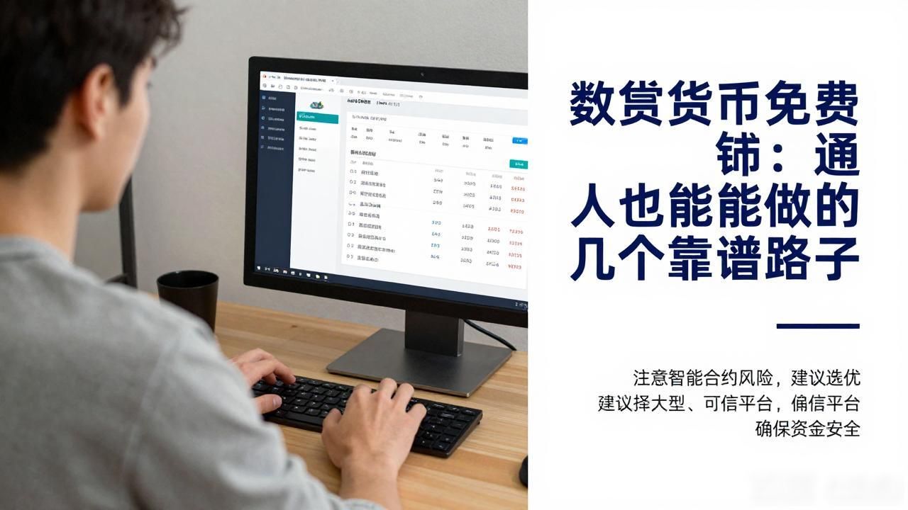 数字货币免费挣钱：普通人也能做的几个靠谱路子