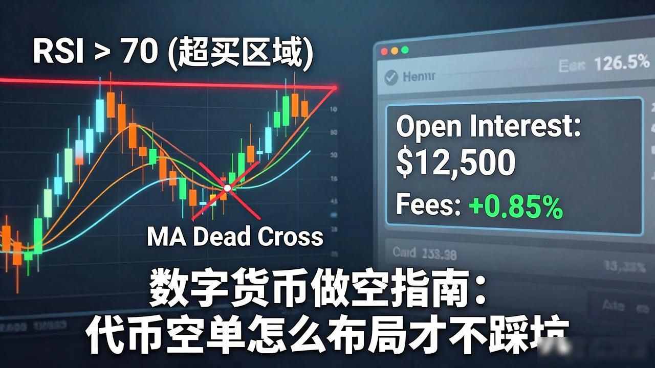 数字货币做空指南：代币空单怎么布局才不踩坑