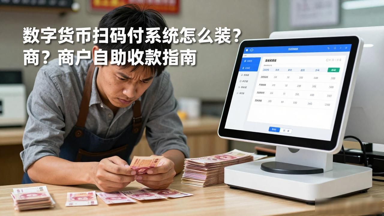 数字货币扫码支付系统怎么装？商户自助收款指南