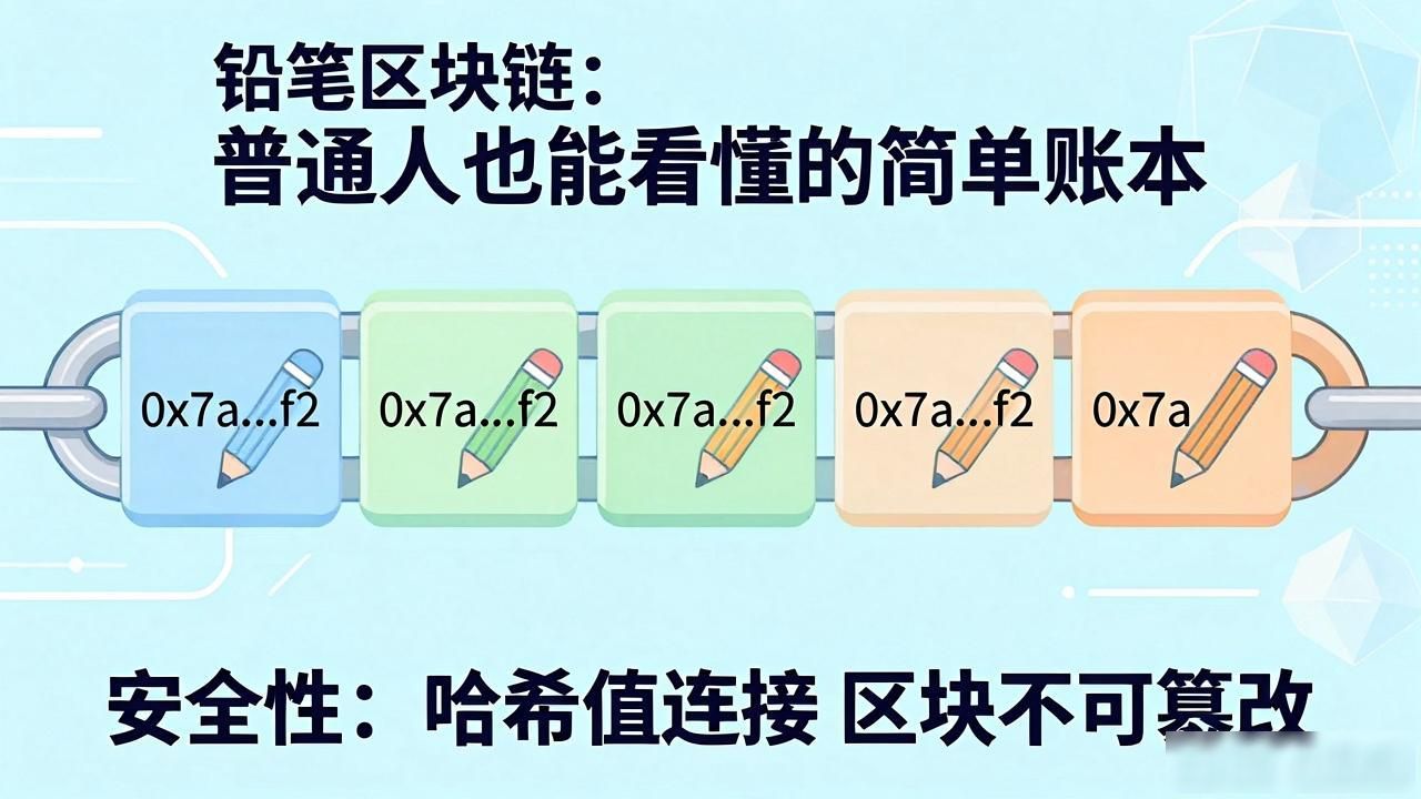 铅笔区块链：普通人也能看懂的简单账本