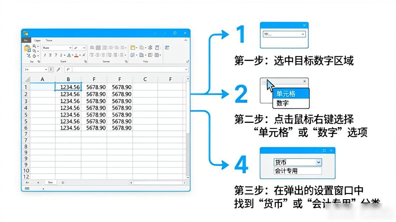 Word文档数字变货币格式，三步搞定不踩坑