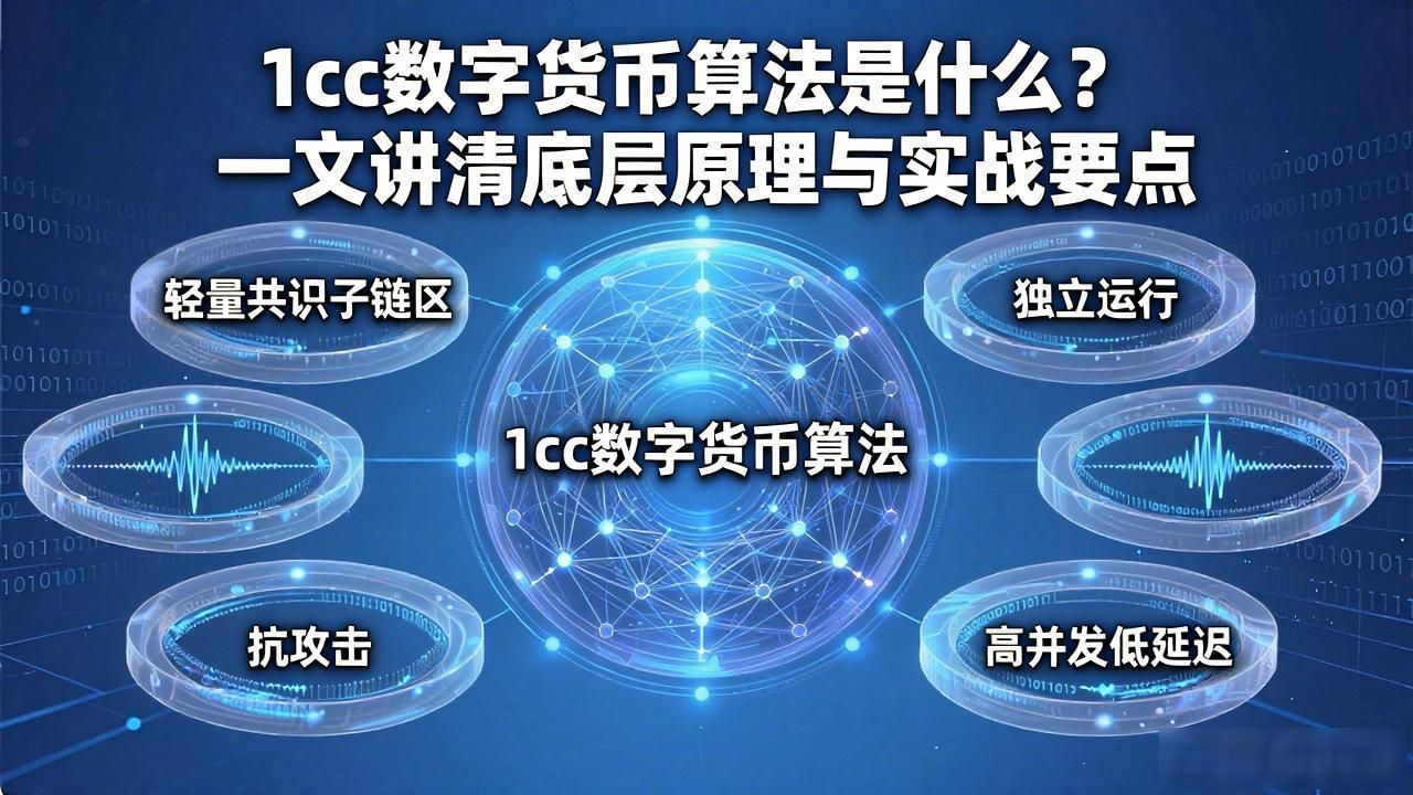 1cc数字货币算法是什么？一文讲清底层原理与实战要点