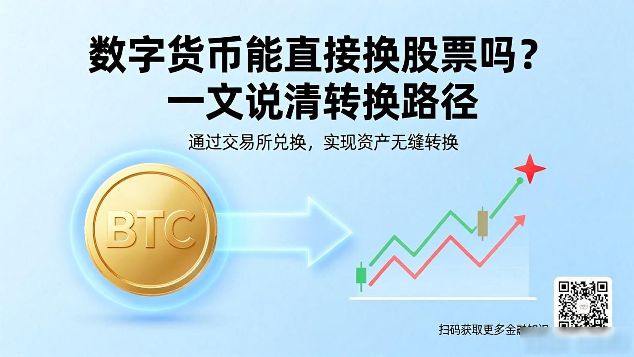 数字货币能直接换股票吗？一文说清转换路径