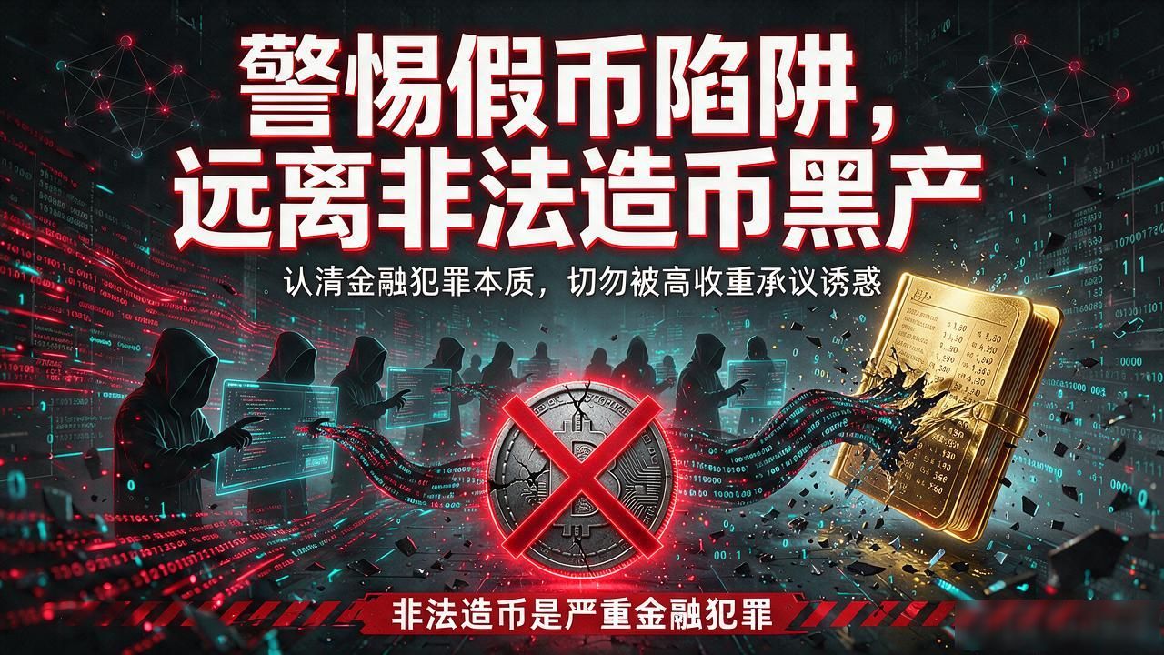 警惕假币陷阱，远离非法造币黑产