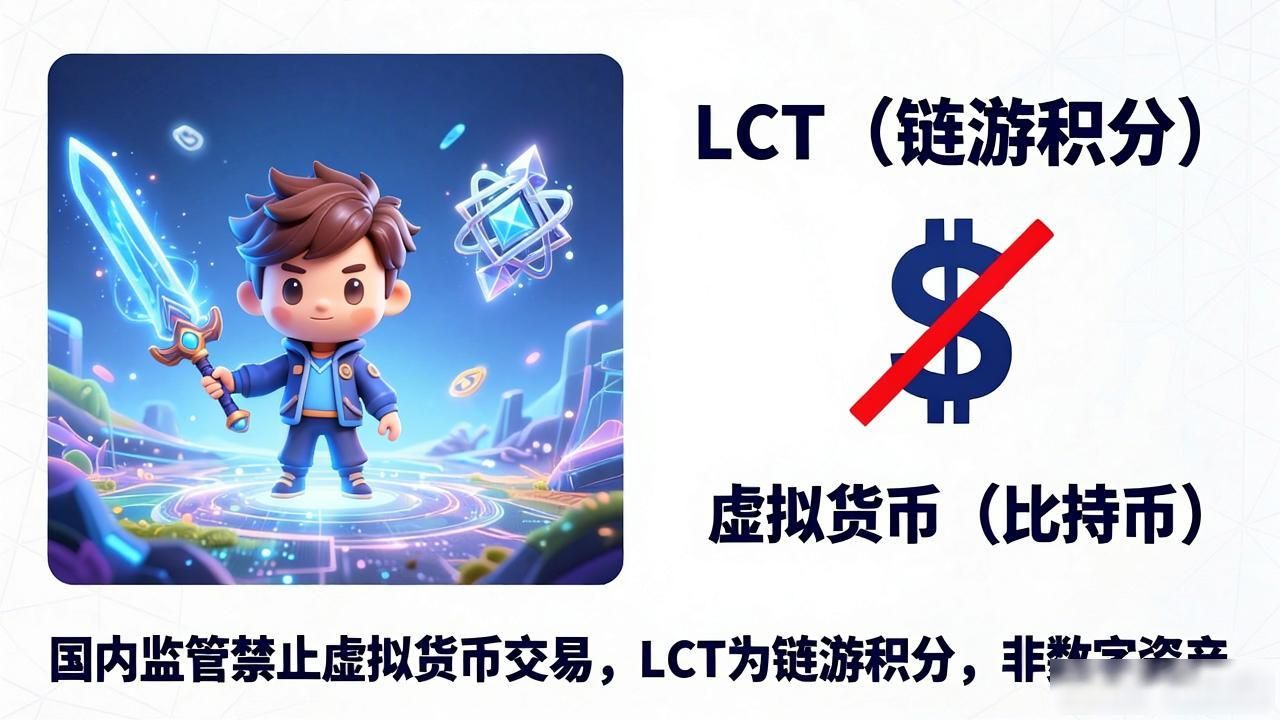 LCT不是比特币那种数字货币，它是链游积分