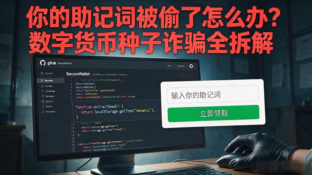你的助记词被偷了怎么办？数字货币种子诈骗全拆解