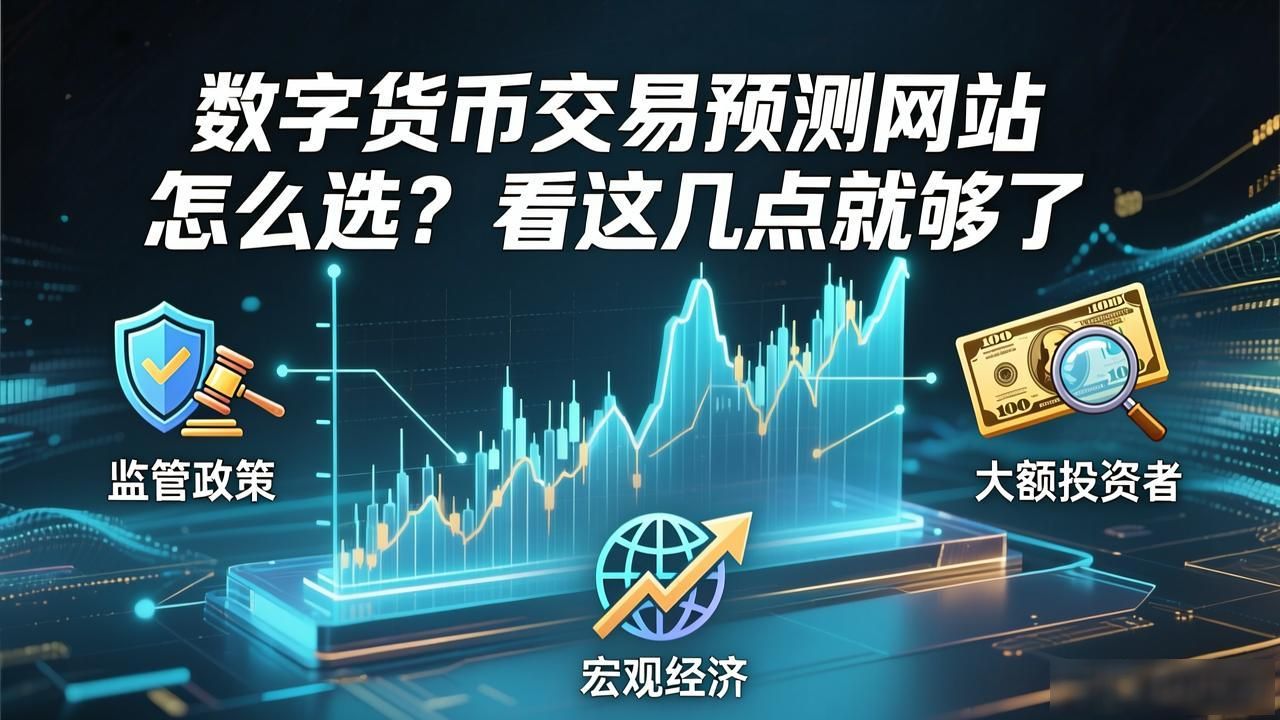 数字货币交易预测网站怎么选？看这几点就够了