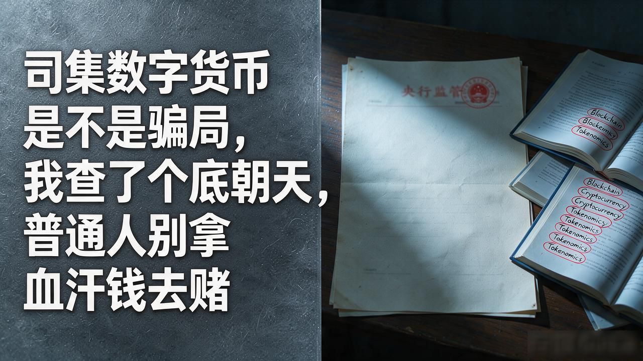 司集数字货币是不是骗局，我查了个底朝天，普通人别拿血汗钱去赌