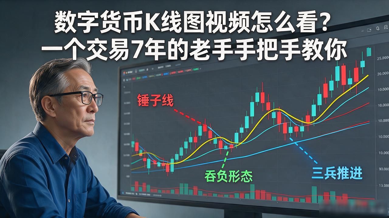 数字货币K线图视频怎么看？一个交易7年的老手手把手教你
