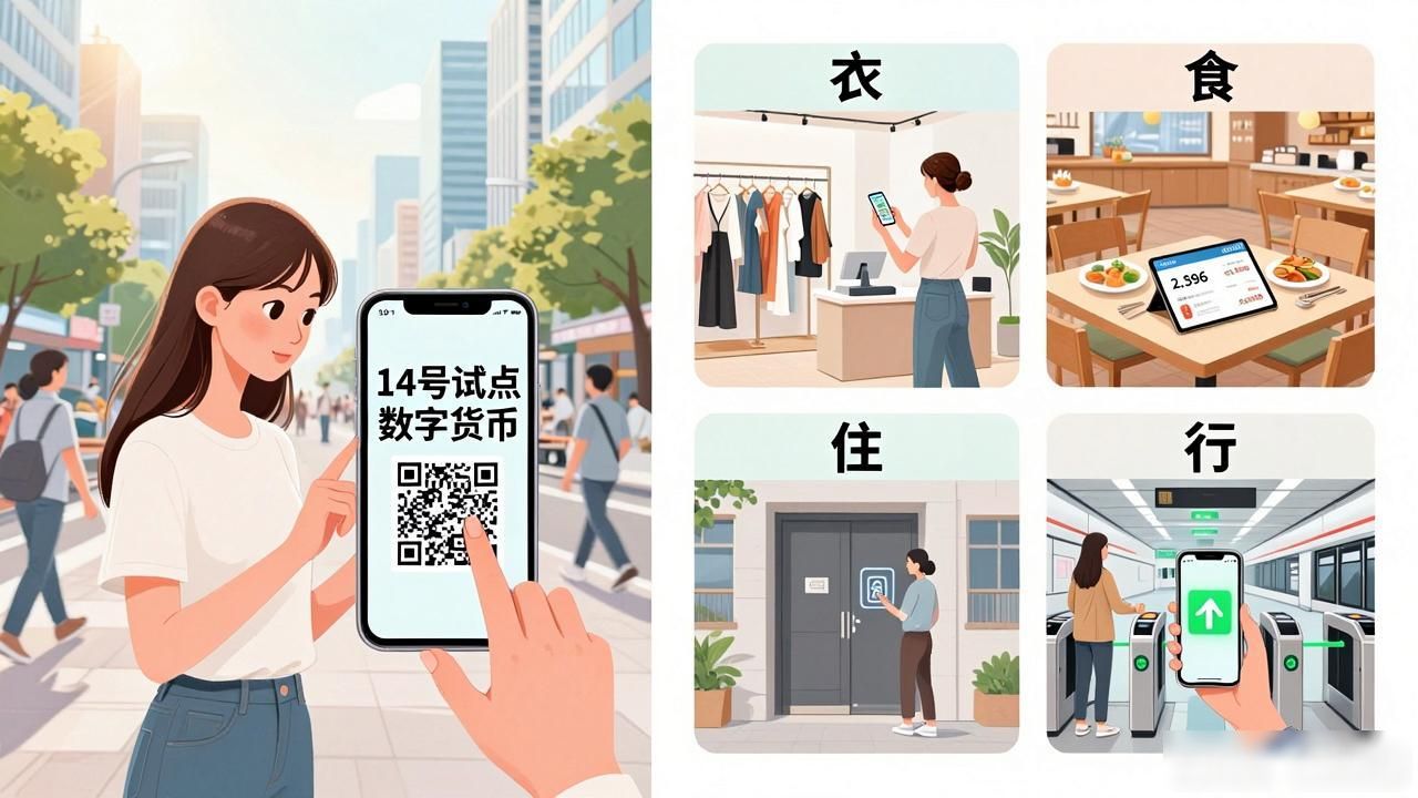 什么是14号试点数字货币？普通人怎么用它省钱
