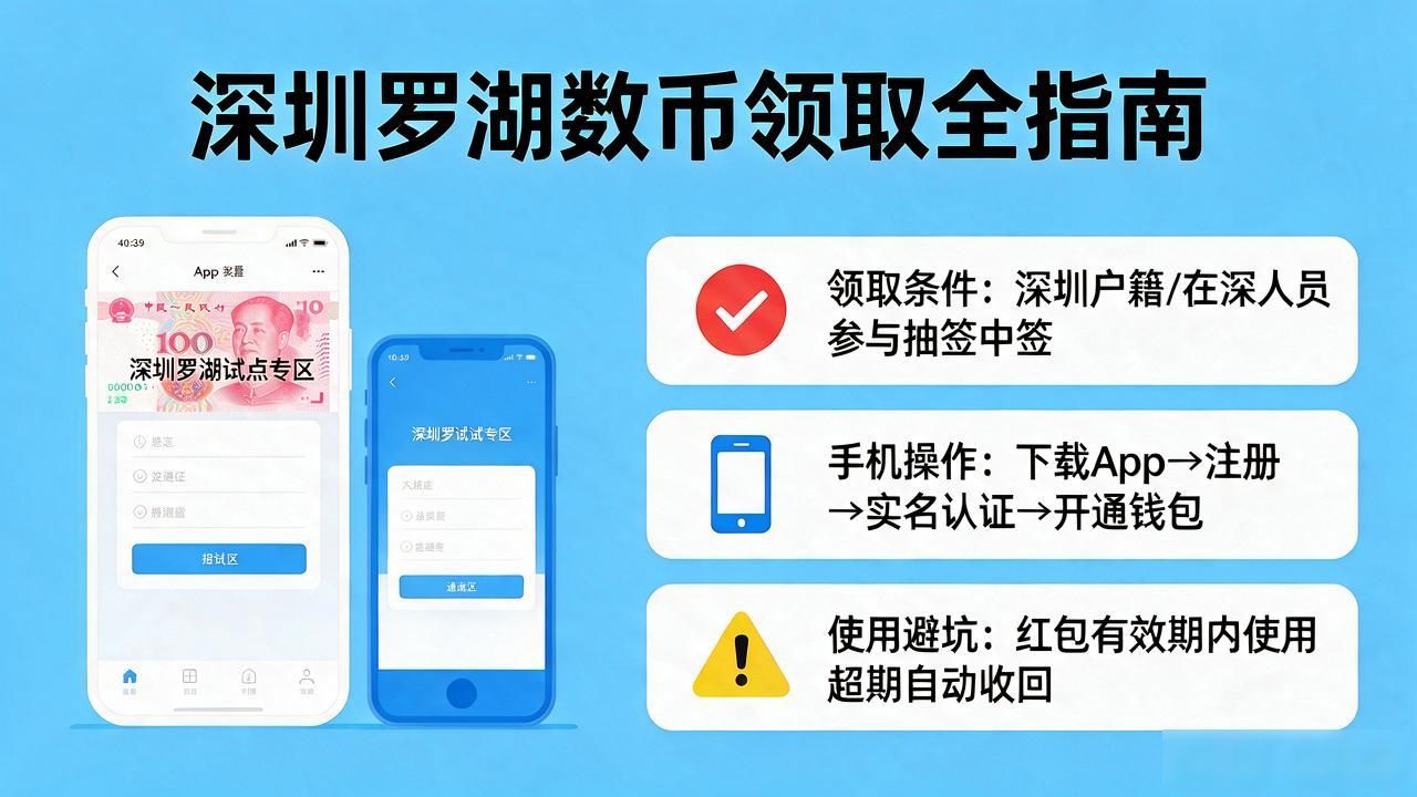 罗湖数字货币试点领取条件_如何领取罗湖数字货币_罗湖数字货币试点入口操作