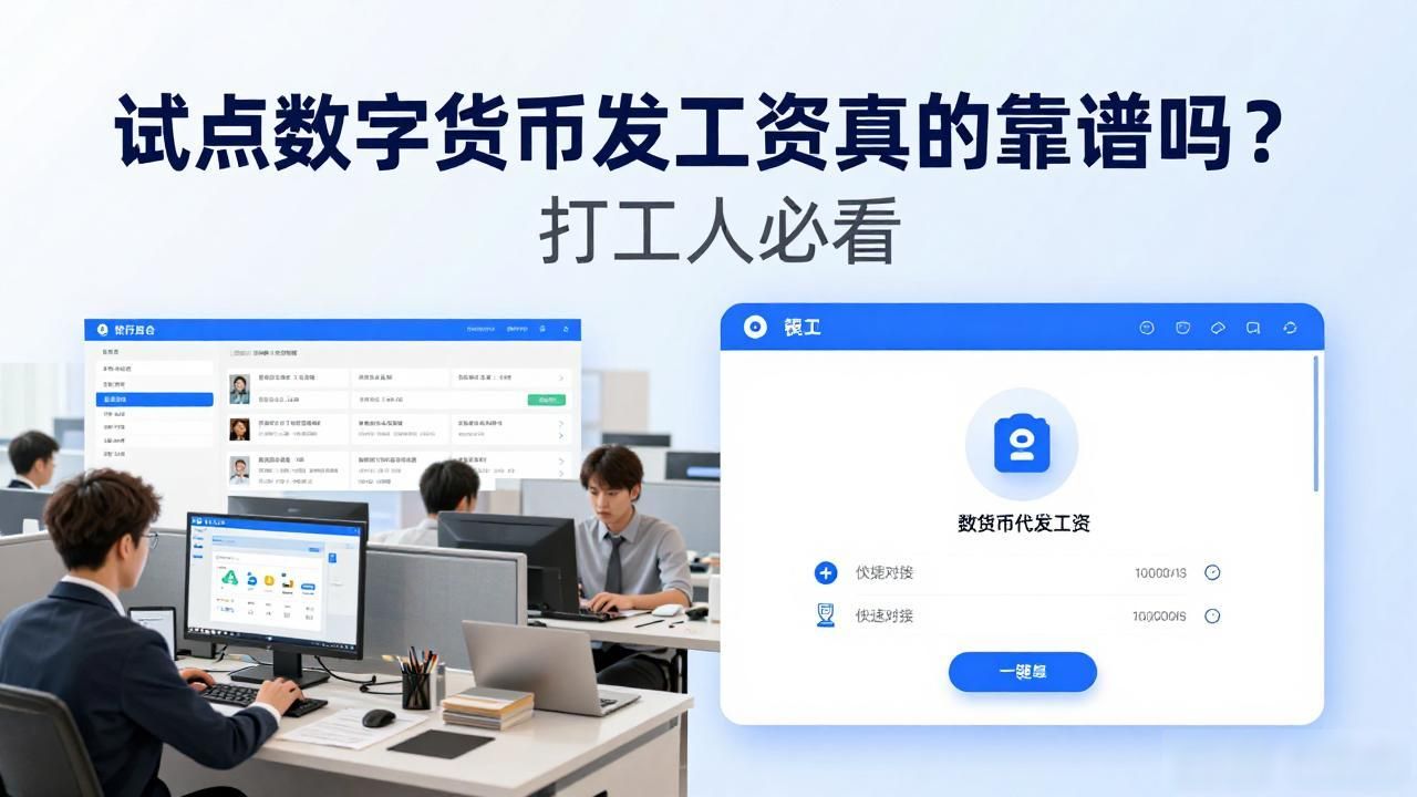 试点数字货币发工资真的靠谱吗？打工人必看