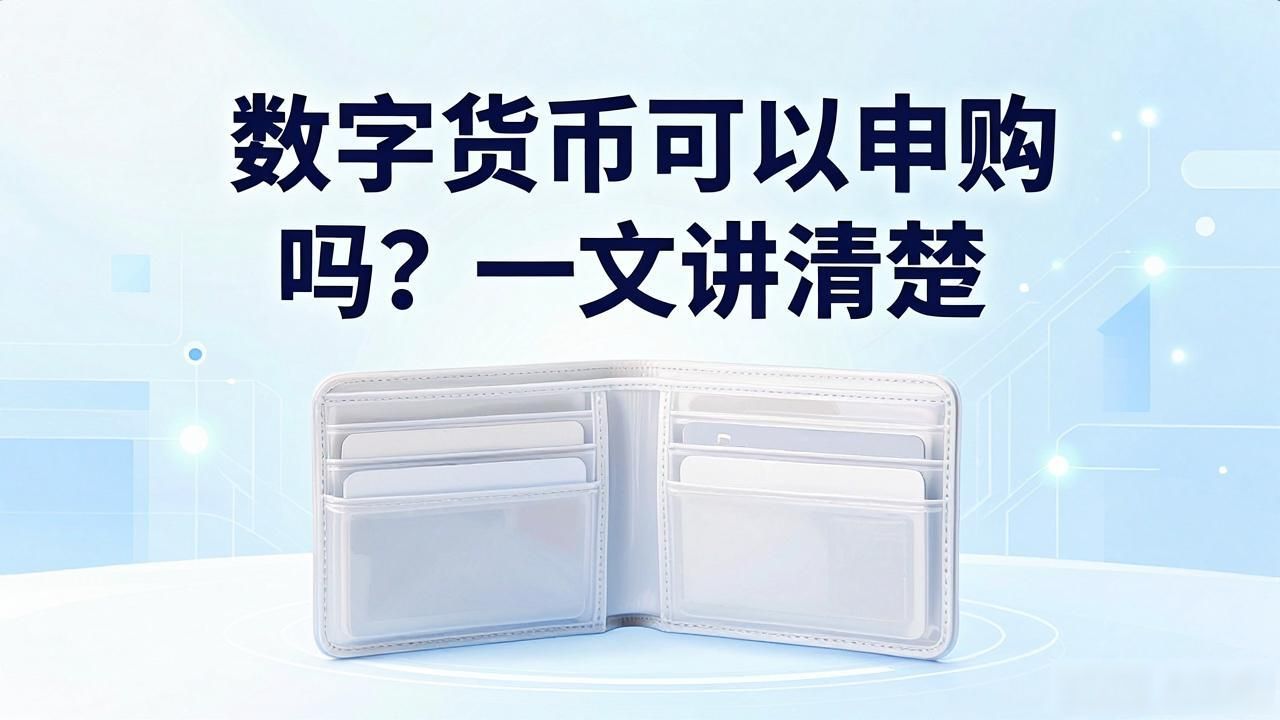 数字货币可以申购吗？一文讲清楚