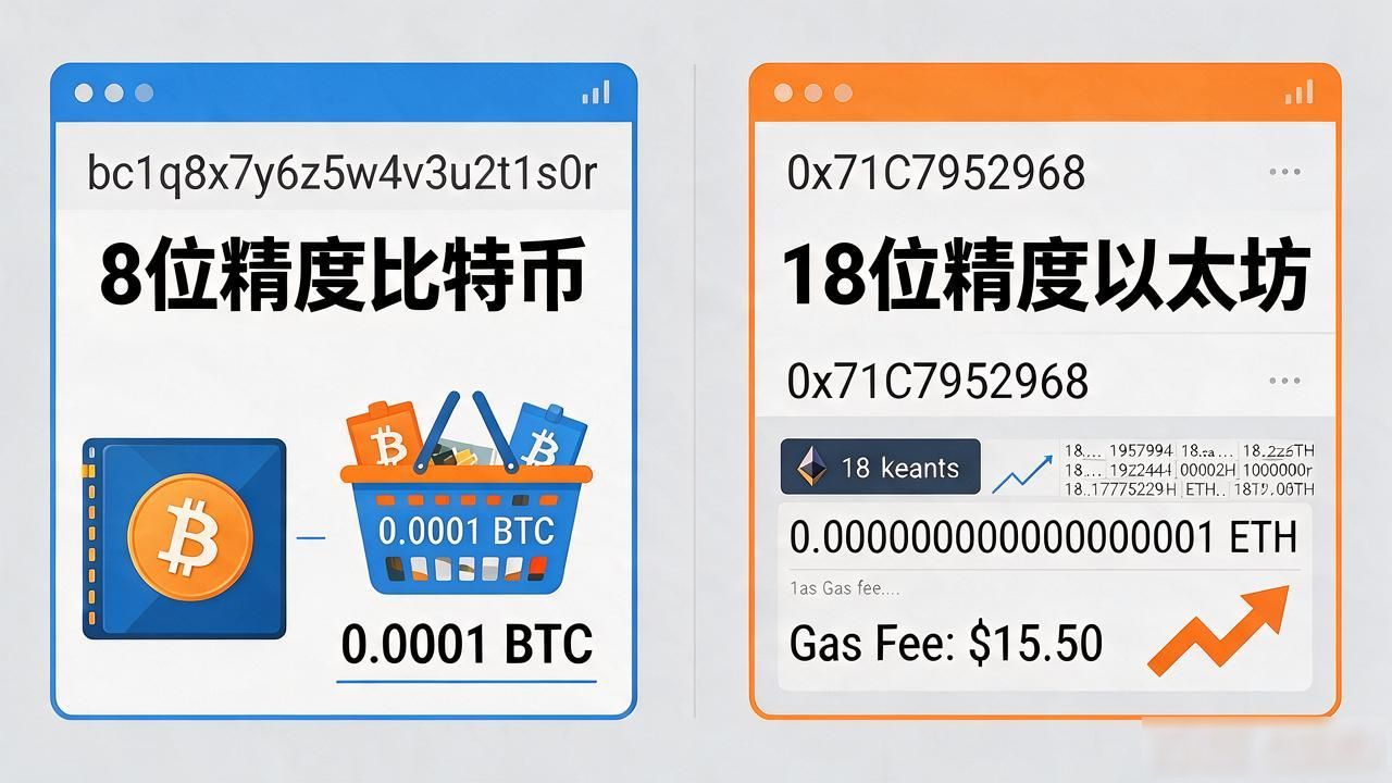 数字货币基数是什么？最小单位和精度差异，直接影响你的钱包