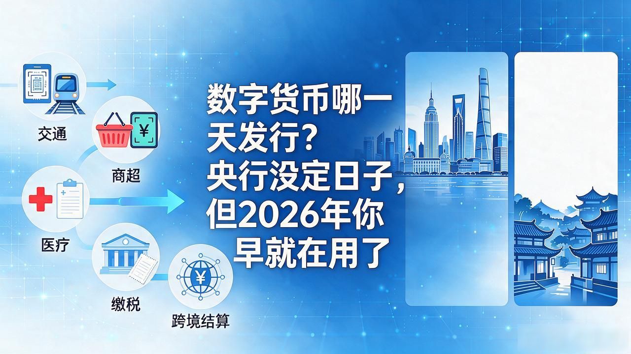 数字货币哪一天发行？央行没定日子，但2026年你早就在用了