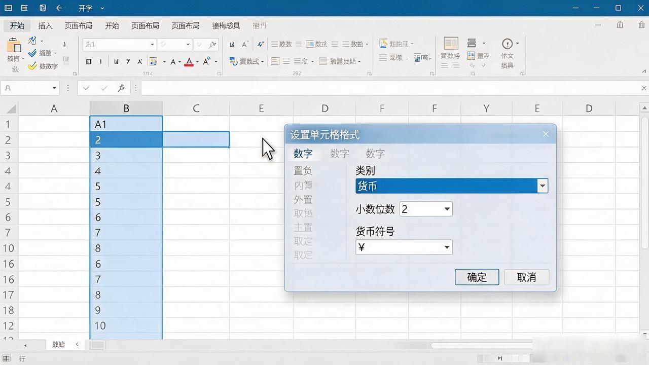 Excel表格中货币数字怎么输入？货币格式设置讲明白