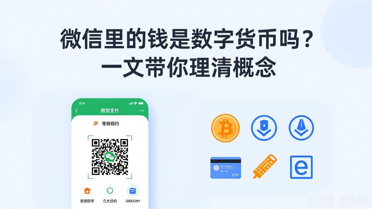 微信里的钱是数字货币吗？一文带你理清概念