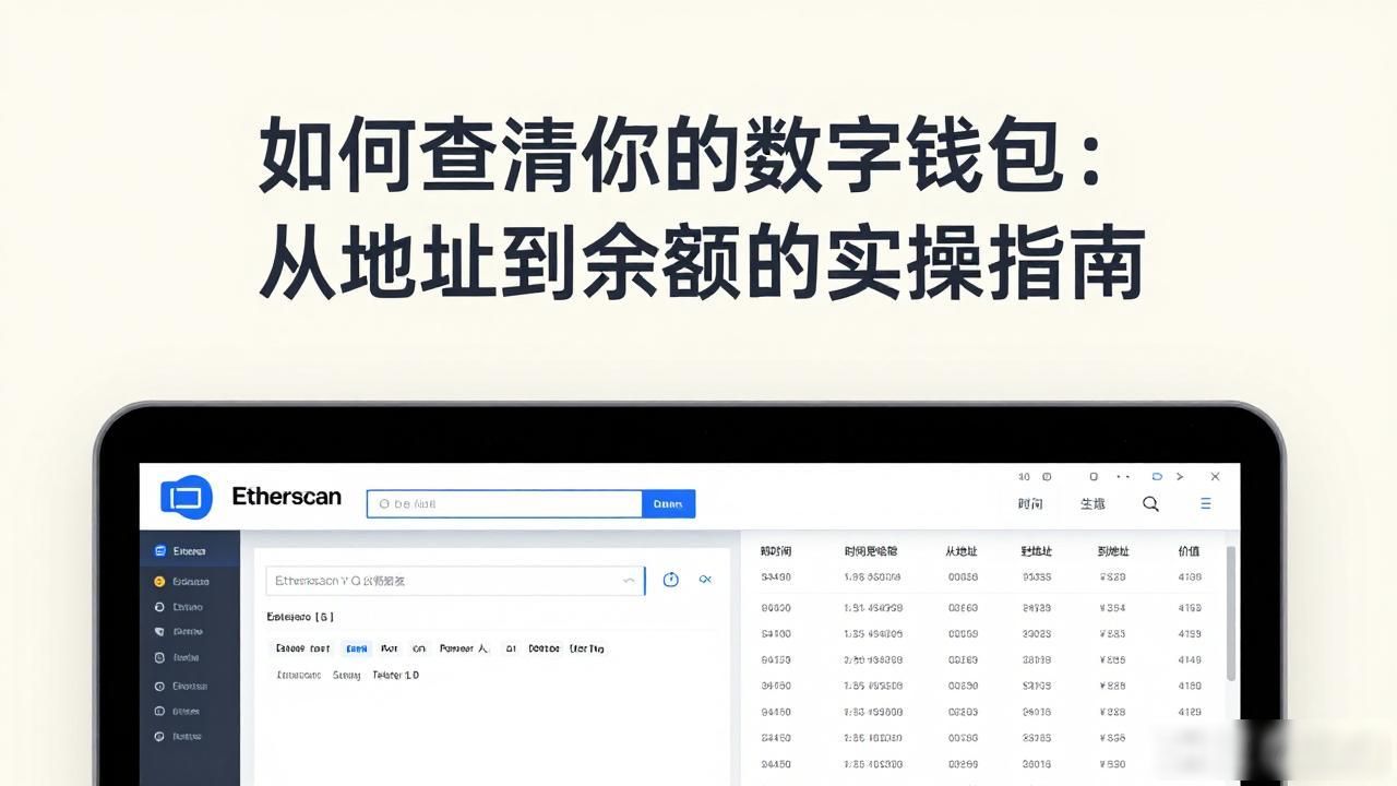 如何查清你的数字钱包：从地址到余额的实操指南