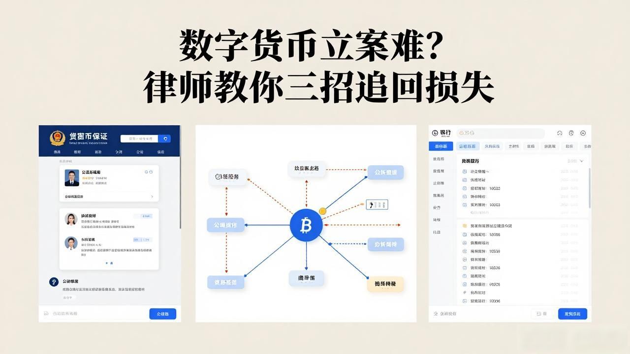 数字货币立案难？律师教你三招追回损失